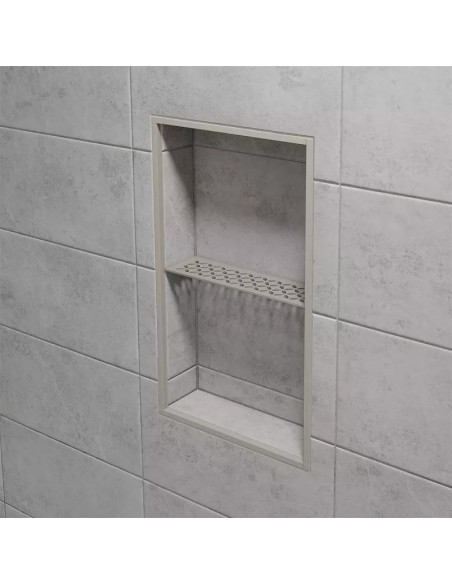 Étagère murale pour niche Kerdi board SHELF-N-S1 30x8.7cm FLORAL D5 SCHLUTER - 12
