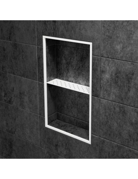 Étagère murale pour niche Kerdi board SHELF-N-S1 30x8.7cm FLORAL D5 SCHLUTER - 27