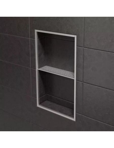 Étagère murale pour niche Kerdi board SHELF-N-S1 30x8.7cm SQUARE D3 SCHLUTER - 19