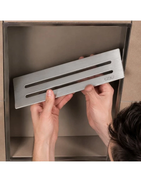 Étagère pour niche Kerdi board SHELF-N-S1 30x8.7cm WAVE D10 SCHLUTER - 23