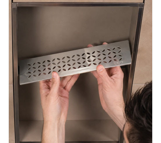 Étagère murale pour niche Kerdi board SHELF-N-S1 30x8.7cm FLORAL D5 SCHLUTER - 30