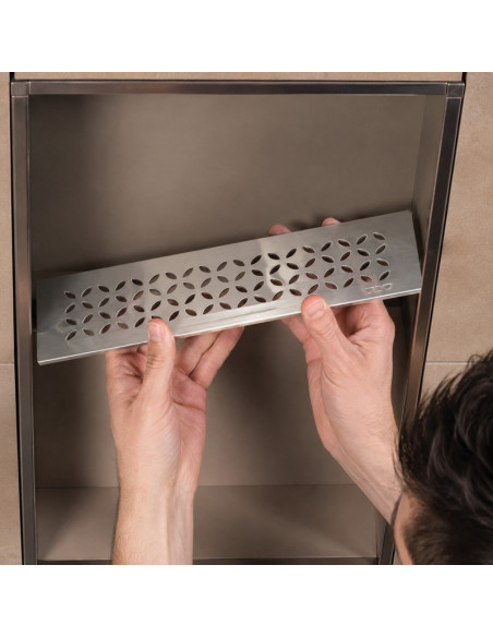 Étagère murale pour niche Kerdi board SHELF-N-S1 30x8.7cm FLORAL D5 SCHLUTER - 30
