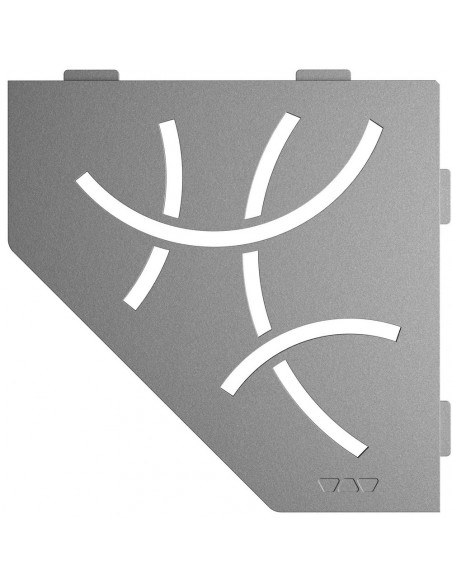 Tablette d'angle de douche SHELF-E-S2 19,5x19,5cm CURVE D6 SCHLUTER - 11