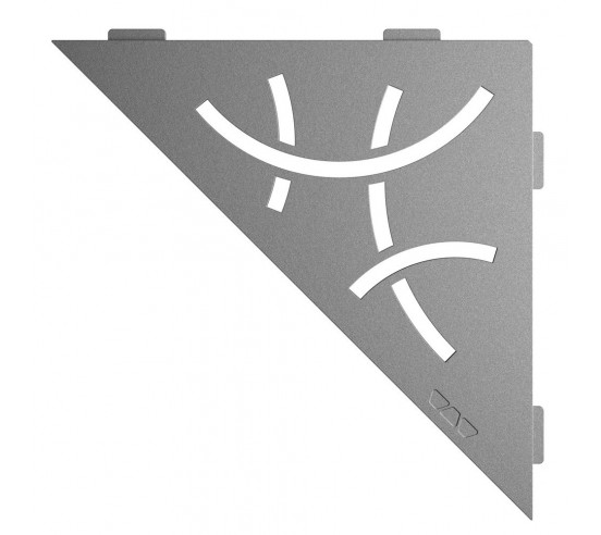Tablette d'angle de douche SHELF-E-S1 21x21cm CURVE D6 SCHLUTER - 11