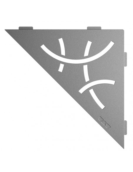 Tablette d'angle de douche SHELF-E-S1 21x21cm CURVE D6 SCHLUTER - 11