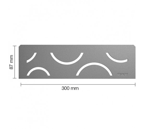 Étagère murale pour niche Kerdi board SHELF-N-S1 30x8.7cm CURVE D6 SCHLUTER - 11