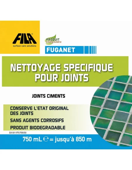 Nettoyant joint puissant 750ml en spray FUGANET FILA - 3