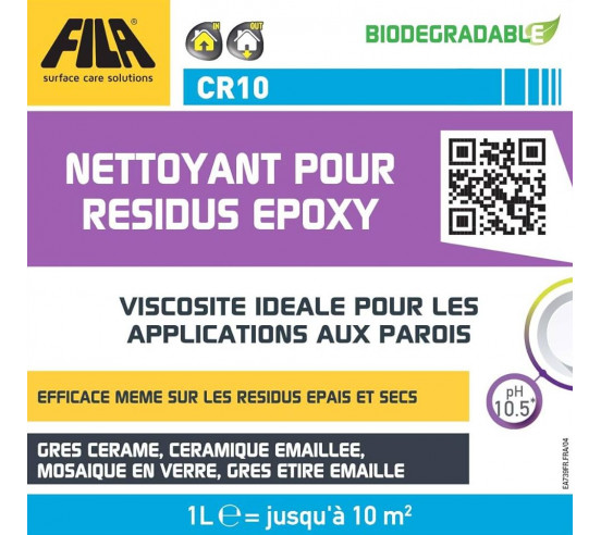 Nettoyant pour résidus époxy 1L CR10 FILA - 3