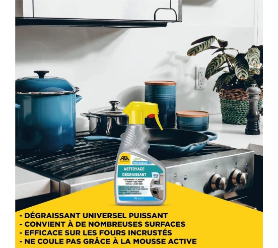 Nettoyant dégraissant puissant 750ml en spray (mousse active) POWER DEGREASER FILA - 3
