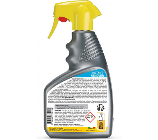 Nettoyant instantané pour enduit de ciment 750ml en spray INSTANT REMOVER FILA - 2