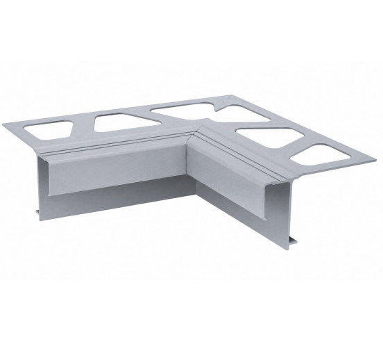 Angle rentrant pour profilés BARA-RAK Gris métallique (GM) SCHLUTER - 1