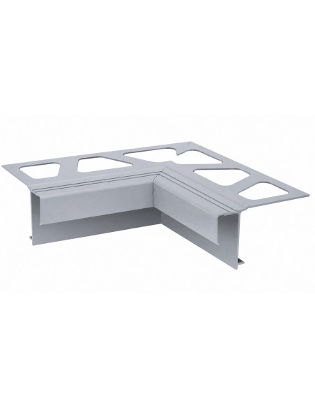 Angle rentrant pour profilés BARA-RAK Gris métallique (GM) SCHLUTER - 1