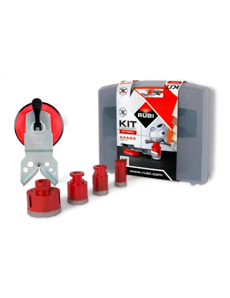 KIT 4 Trépans Drygres + Guide RUBI - 1