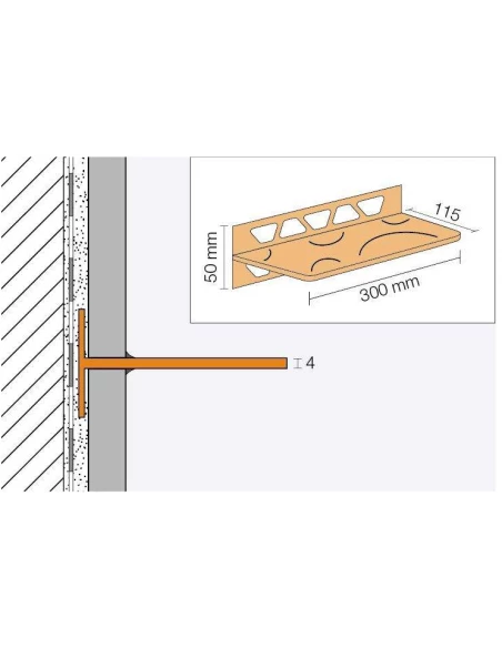 Tablette CURVE W-S1 SCHLUTER - 14