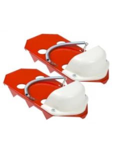 Paire de patins crantée avec ressorts RAIMONDI - 1 2