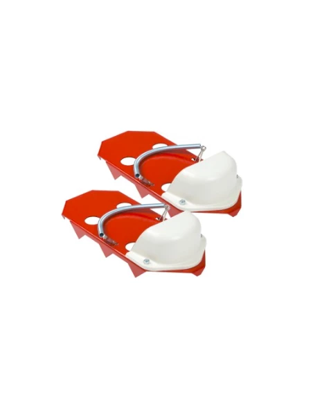 Paire de patins crantée avec ressorts RAIMONDI - 2