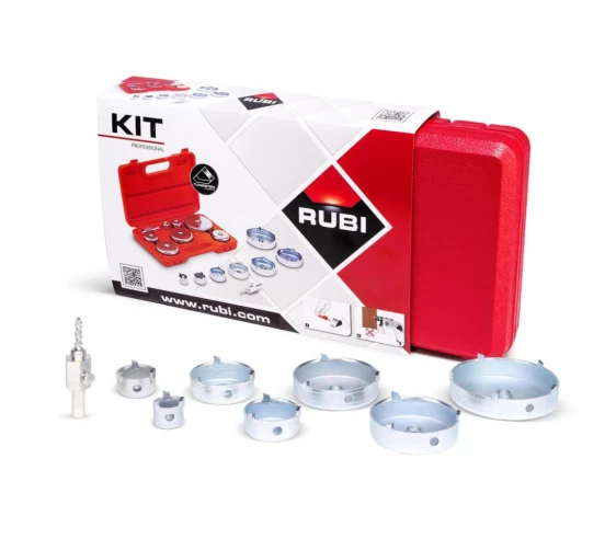 Kit trépans en carbure de tungstène RUBI - 1