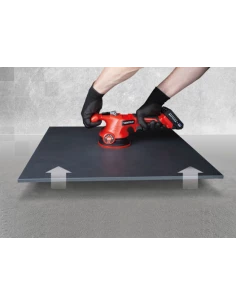 Ventouse à levier avec percussions BATTILE PRO Avec 2 Batteries MONTOLIT - 1 2