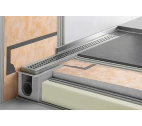 Caniveau KERDI-LINE-H sans Grille SCHLUTER - 1