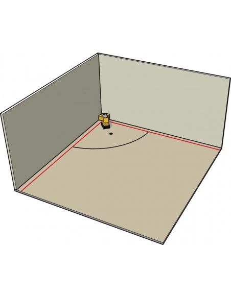 Laser FLS90 ligne de sol à 90 ° pulsé STABILA - 4