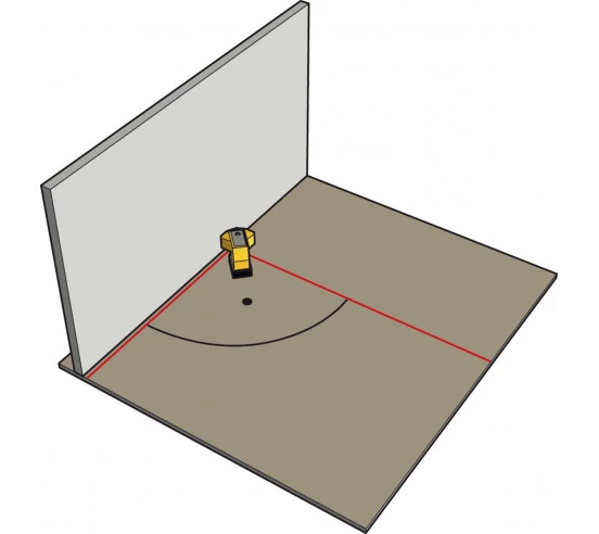 Laser FLS90 ligne de sol à 90 ° pulsé STABILA - 5