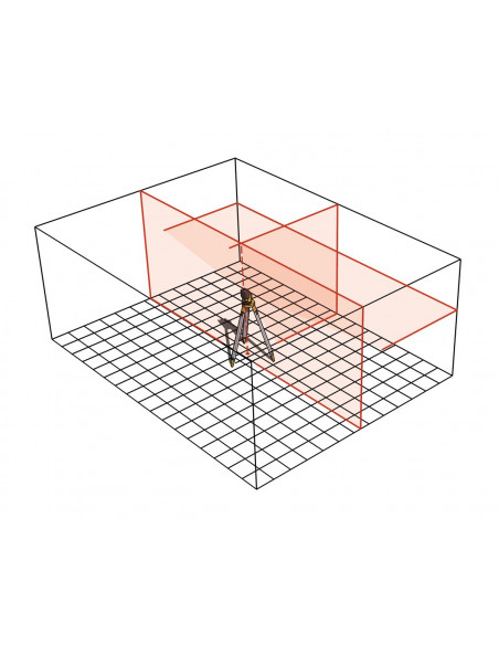 Laser multiligne LA 180 L + Recepteur REC410 STABILA - 4