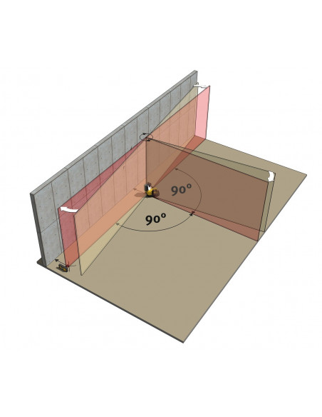 Laser multiligne LA 180 L + Recepteur REC410 STABILA - 5