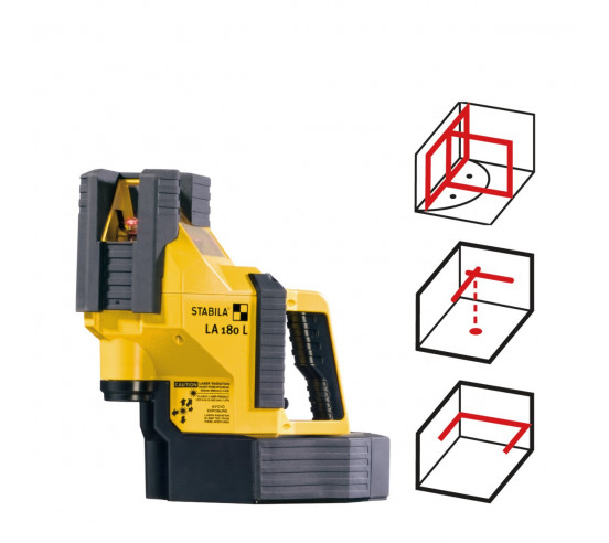 Laser multiligne LA 180 L + Recepteur REC410 STABILA - 1