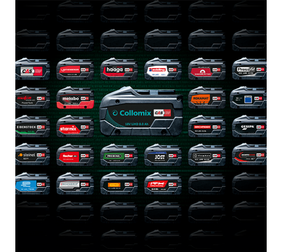 MELANGEUR Xo10 NC avec 1 Batterie 5.2Ah COLLOMIX - 4