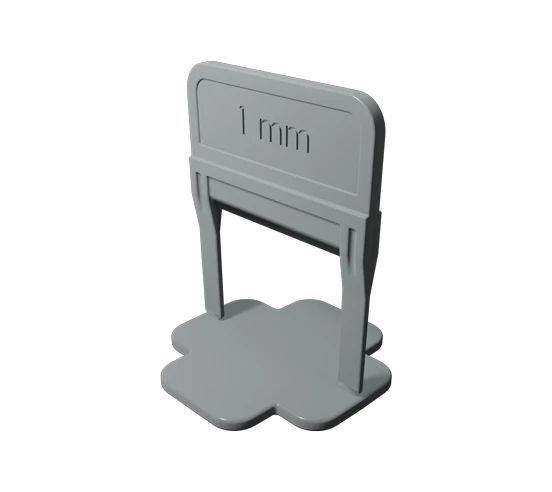 250 Croisillons autonivelants à cale en "I" 1mm (carrelage de 3 à 14mm) - 2