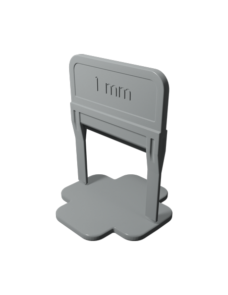 250 Croisillons autonivelants à cale en "I" 1mm (carrelage de 3 à 14mm) - 2