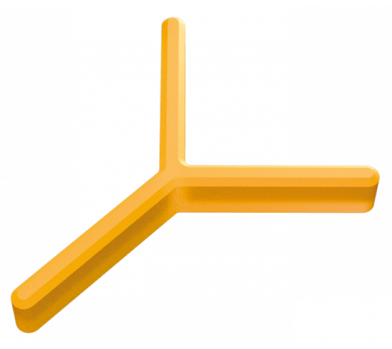 Sachet de 250 croisillons  en "Y 90°" 2mm Pavilift - 2