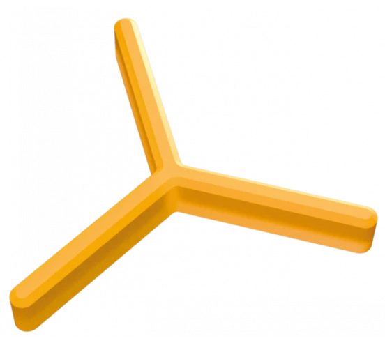 Sachet de 250 croisillons  en "Y 120°" 2mm Pavilift - 2