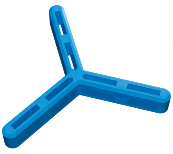 Sachet de 250 croisillons  en "Y 120°" 3mm Pavilift - 2