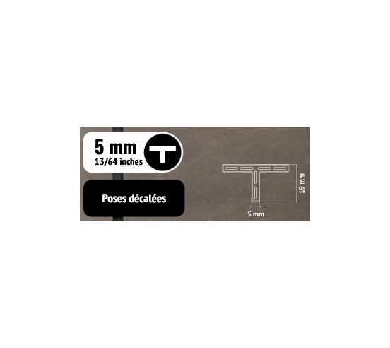 Sachet de 300 croisillons  en "T" 5mm Pavilift - 3
