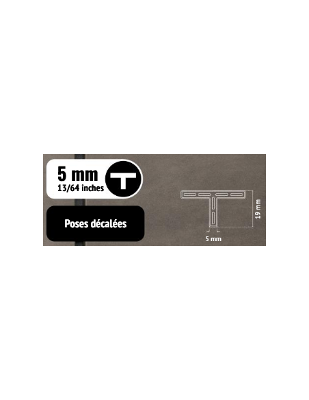Sachet de 300 croisillons  en "T" 5mm Pavilift - 3