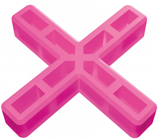 Sachet de 150 croisillons  en "+" 7mm Pavilift - 2