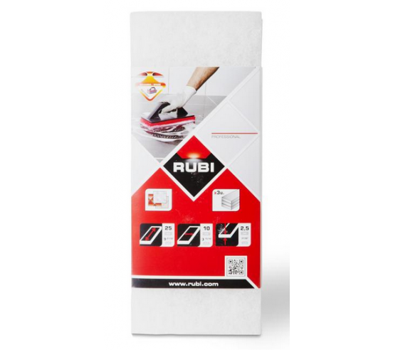 Rechange 3 abrasifs blanc (Trés doux) RUBI - 2