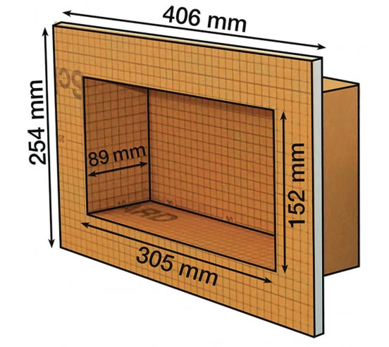 Niche à encastrer Kerdi-Board-N  305x152x59 mm SCHLUTER - 1