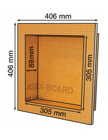 Niche à encastrer Kerdi-Board-N  305x305x59 mm SCHLUTER - 1