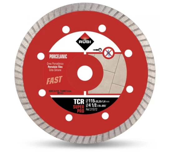 DISQUE DIAMANT TCR SUPERPRO RUBI - 1