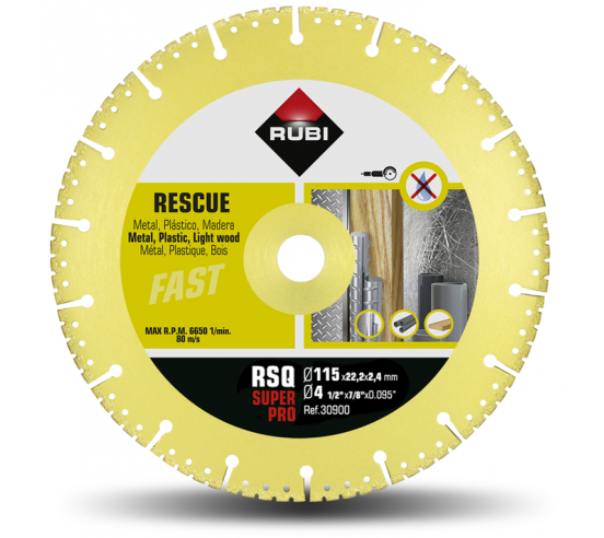 DISQUE DIAMANT RSQ SUPERPRO RUBI - 2