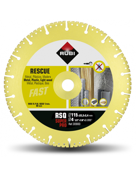 DISQUE DIAMANT RSQ SUPERPRO RUBI - 2