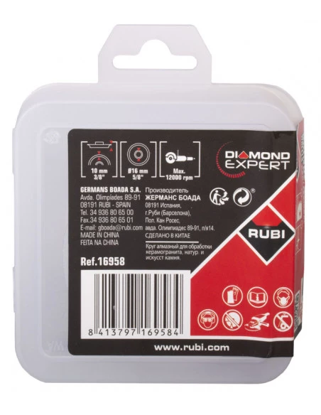 MEULES DIAMANTEES PRO-EDGER R pour biseauter RUBI - 7
