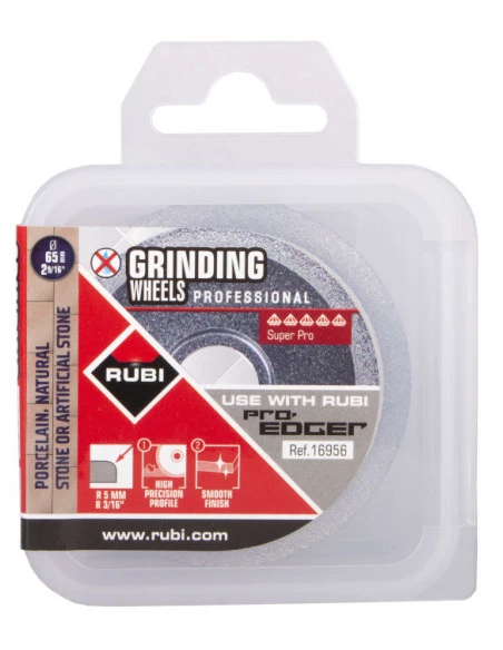 MEULES DIAMANTEES PRO-EDGER R pour biseauter RUBI - 4