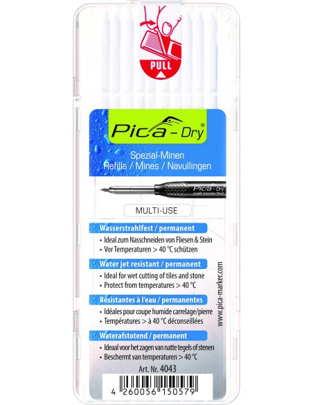 Pica-Dry 10x mines de rechange 4043 ( Blanc ) PICA - 1