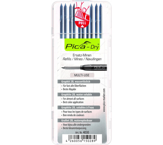 Pica-Dry 10x mines de rechange 4030  ( Graphite ) PICA - 1