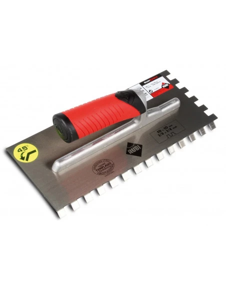 Peigne avec manche RUBIFLEX 45º ACIER 28 cm RUBI - 13