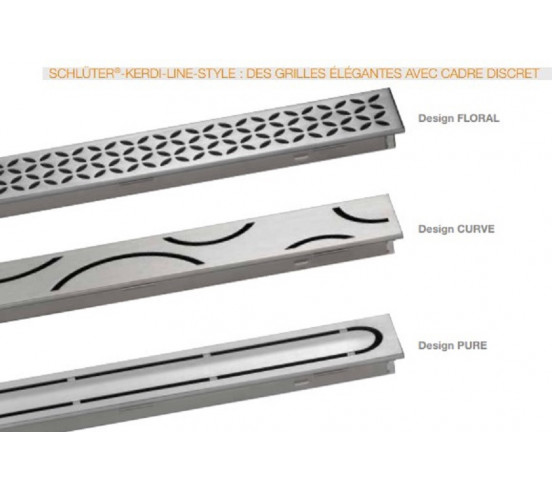 Grille Kerdi-Line-Style Floral SCHLUTER - 2