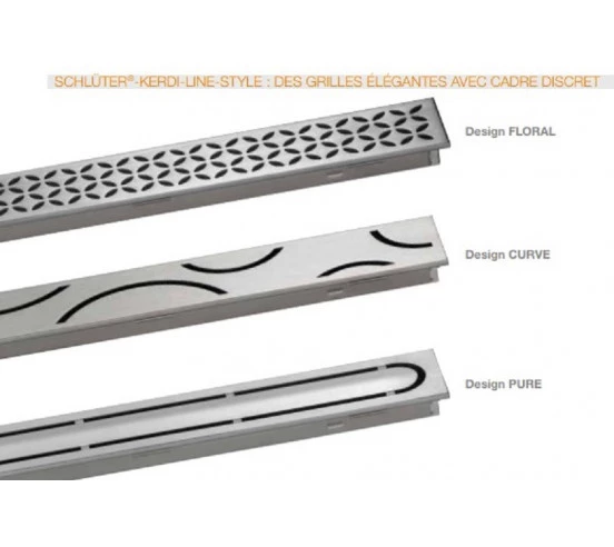 Grille Kerdi-Line-Style Pure SCHLUTER - 2